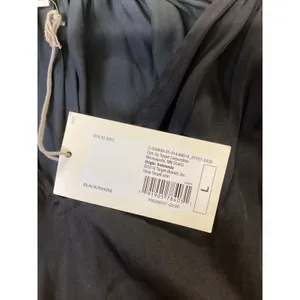 A New Day Womens‎ Black Satin Halter Neck Tie Back Tank Top Large NWT 564266 thumbnail 3