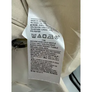 Banana Republic Oversized Two-Button Blazer Cream Sz L NWT Career Office Minimal thumbnail 9
