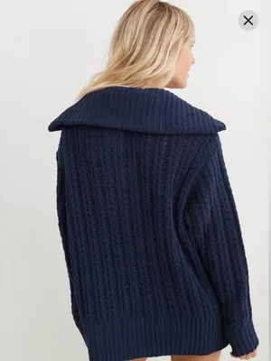 Aerie Cable Car Quarter Zip Sweater thumbnail 12