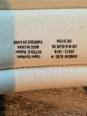 Olukai sunbeam slides size 8  thumbnail 2