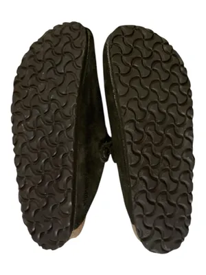 Birkenstock Boston Black Suede Shearling-Lined Clogs - Size 40 thumbnail 6