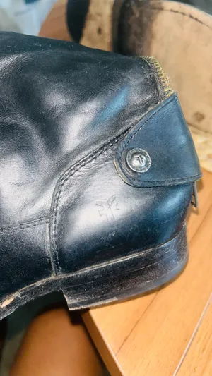 Frye Leather Boots Black Riding Melissa Button thumbnail 2