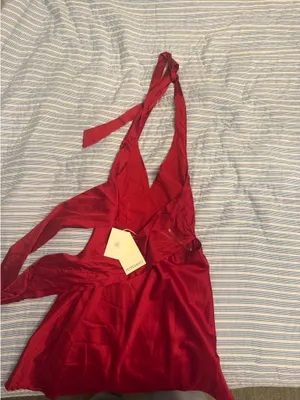 Peppermayo Mini Dress Red Halter thumbnail 2