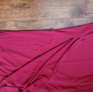 Scoop neck wine color maxi dress with slits on the side size large new n… thumbnail 6