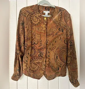 Liz Claiborne Collection Womens Blouse Size 14 thumbnail 1