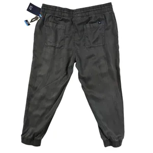 NWT GAP L Everyday Easy Pull On Jogger Pant Gray 100% Lyocell Utility Lounge $80 thumbnail 2