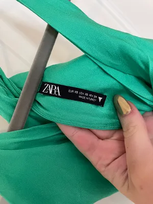 ZARA Cowl Neck Crop Top thumbnail 3