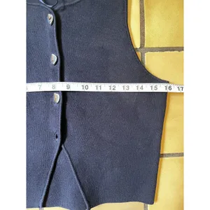 Zara Sweater Vest SM Blue Preppy Academic Ivy League Sophisticated Classic Chic thumbnail 7