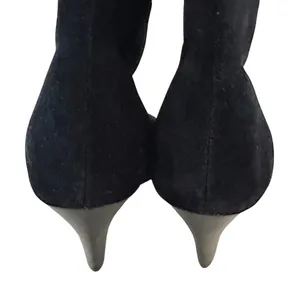 Nine West Womens Black Suede Pointed Toe Cone Heel Knee High Boots Size 9.5M thumbnail 5