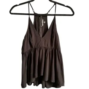 Vintage Express Black Bustier Peplum Camisole size XS thumbnail 3