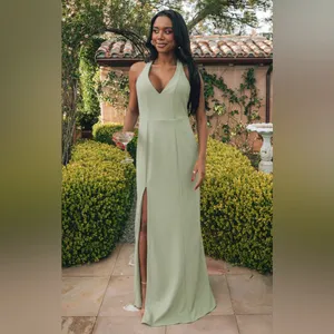 ShowMeYourMumu Rachel Maxi Dress - Moss Green thumbnail 6