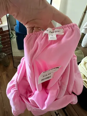 Pink Mini Dress Blu Pepper thumbnail 4