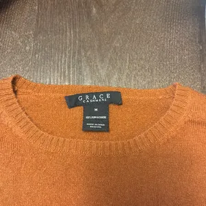Grace Cashmere Women's Brown Sweatshirt 100% puré cashmere thumbnail 4