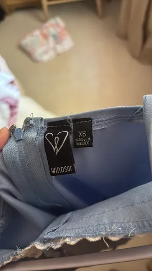 Windsor Blue Mini Dress thumbnail 3