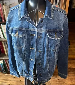 Universal Thread distressed basic X denim Freeborn jacket thumbnail 1