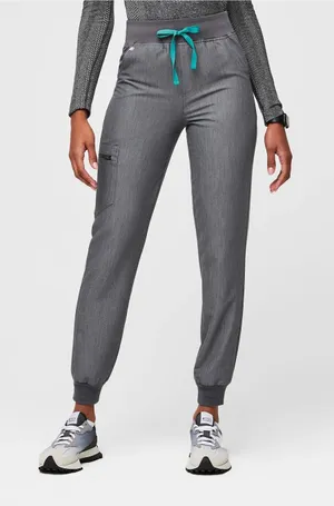 FIGS Women's Zamora‎ Jogger Scrub Pants in Graphite thumbnail 1