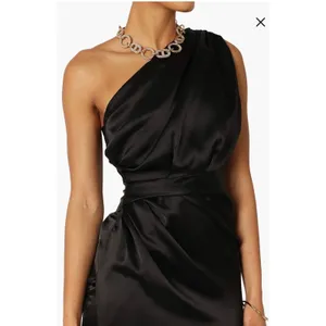 A60. Petal and pup, Nadia One-Shoulder Satin Maxi Dress thumbnail 4