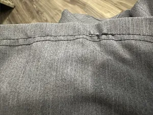 Figs Heather Gray Track Pants with Teal Drawstring thumbnail 11