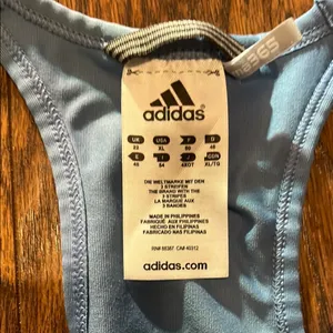 Adidas Clima365 Light Blue Sports Bra Top for Performance and Style thumbnail 2