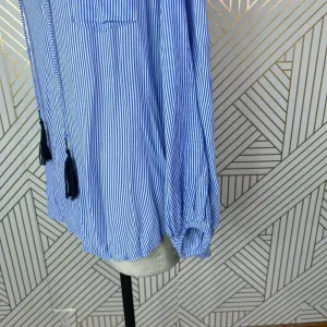 Faithfull the Brand Alice Blue Stripe‎ Tasseled Top Size US 6 thumbnail 9