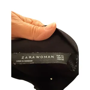 Zara Woman Sleeveless Black‎ Blouse thumbnail 2