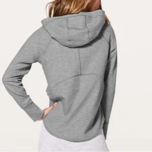 Lululemon Time Out Hoodie Heathered Bleached Coral / Heathered Medium Grey 6‎ thumbnail 4