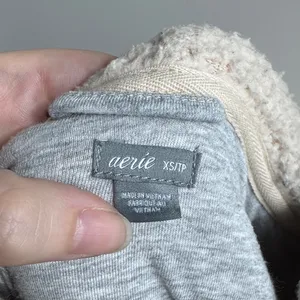 Aerie Cream Sherpa Jacket Size XS thumbnail 4
