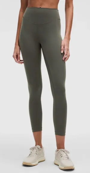 Lululemon Wunder Under SmoothCover High-Rise Tight 25" size 8 slate brown thumbnail 1