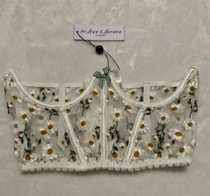 For Love & Lemons Tossed Daisy Corset thumbnail 4