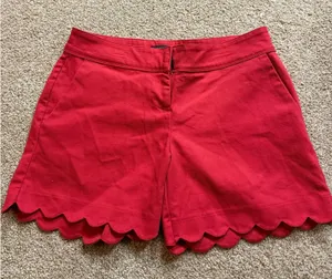 The Limited Red scallop Shorts thumbnail 1