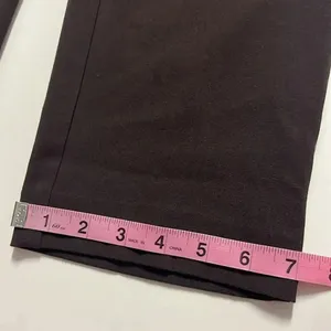 Business slacks size 6 Anne Klein chocolate brown pants‎ belt loops back pockets thumbnail 8