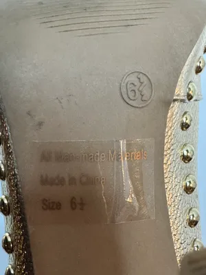 Womens Gold Heeled Boots Size 6.5 thumbnail 9