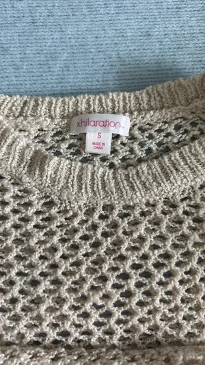 Open knit sweater thumbnail 3