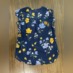 Old Navy Relaxed Split-Neck Top thumbnail 2