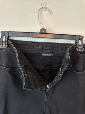 American Eagle Outfitters Women's Black Skinny Jeans thumbnail 4