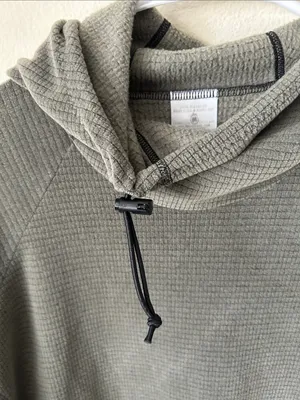 Melanzana Women’s XL Micro Grid outdoor hiking Hoodie fleece pullover gorpcore thumbnail 2