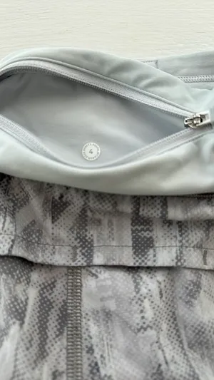lululemon athletica Gray Patterned Athletic Shorts thumbnail 6