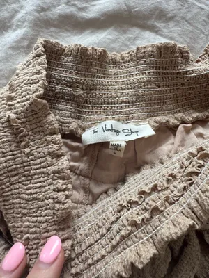 Shopthemuse mini skirt Tan thumbnail 2
