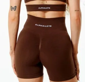 Alphalete Rich Brown Amplify Shorts thumbnail 1
