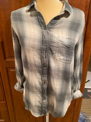 American Eagle Green Flannel  thumbnail 1