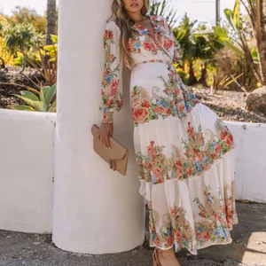 VICI | Joliet Floral Tiered Maxi Dress thumbnail 8