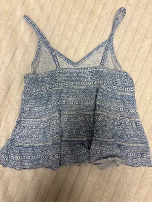 American Eagle blue tank top  thumbnail 3