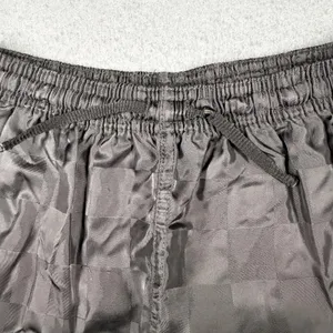 Umbro Athletic Shorts Womens XS Black Check Nylon Elastic Waist 4 Inseam Soccer thumbnail 3