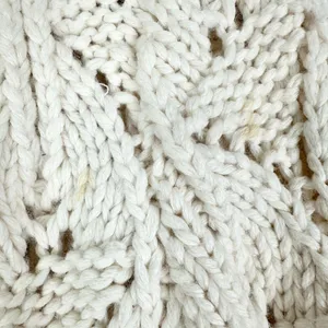 The Limited Vintage Y2K Crochet Knit Sweater Cardigan Size Small Chunky Cream thumbnail 6