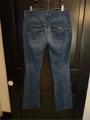 Hudson Jeans Women's Medium Blue Flare Denim thumbnail 3