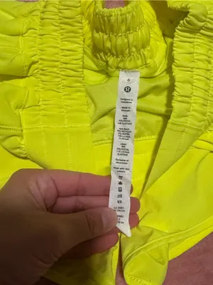 Lululemon shorts Yellow Size 6 thumbnail 3