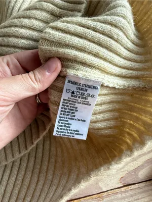 Rhythm Ribbed Knit Sweater Size XS Tan thumbnail 3