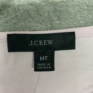 J Crew Shirt Womens Medium Tall Pink Puff Sleeve Satin Back Crepe Office BL712 thumbnail 4