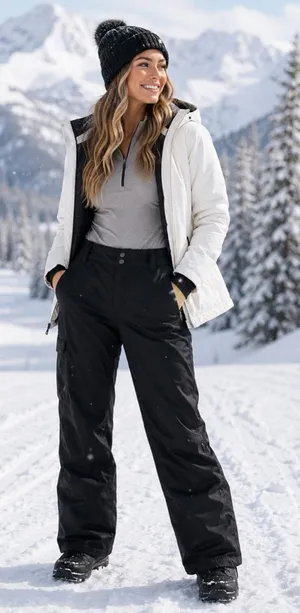 Free Country Black Snow or Ski Pants thumbnail 1