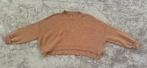Free People Easy Street Crop Pullover thumbnail 3